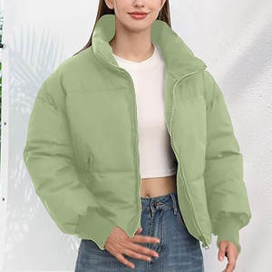 Abrigo Acolchado de Invierno para Mujer con Capucha, Chaqueta Acolchada Cálida con Forro Polar Suave, Ropa Exterior Aislante para Clima Frío - Product Image 4