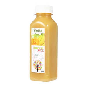 ขวดน้ำผลไม้พลาสติก PET ขนาด 350 มล. 12 ออนซ์ พร้อมฝาเกลียว - ขวดพิมพ์ลายสกรีนทรงเหลี่ยมสำหรับเครื่องดื่มโซดา นม ขายส่ง - Product Image 3