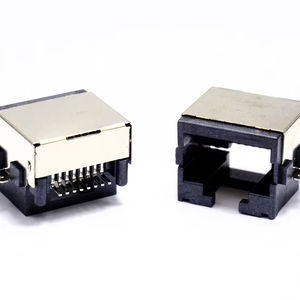 Conectores Modular Jack 8P8C SMT de ángulo recto 7,5 H tipo disipador de agua, tipo de conector - Product Image 1