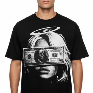 เสื้อยืดสตรีทแวร์ทรงโอเวอร์ไซส์ คุณภาพสูง เป็นมิตรกับสิ่งแวดล้อม เนื้อผ้าหนา พิมพ์ลายสกรีนตามสั่ง ผ้าฝ้ายหนัก ทรงครอป สำหรับผู้ชาย - Product Image 3