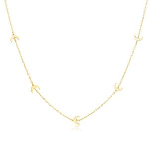 Collar con abalorio de Luna Lisa hecho a mano turco, joyería fina de Plata de Ley 925, colgante al por mayor - Product Image 3