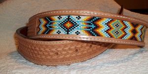 La mejor calidad del exportador del fabricante directo, cinturón de cuentas occidental genuino hecho a medida, diseño de pernos, cinturones de Material metálico para hombres y mujeres - Product Image 2