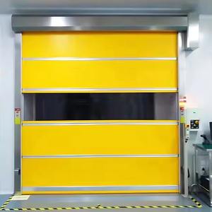 Coupe-vent <span class=keywords><strong>à</strong></span> faible bruit électrique sans poussière atelier doux enrouler <span class=keywords><strong>porte</strong></span> levage rapide PVC haute vitesse <span class=keywords><strong>porte</strong></span> fournisseur - Product Image 1