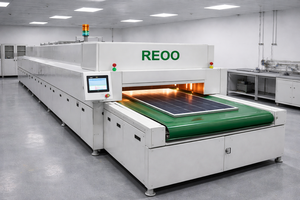 <span class=keywords><strong>Four</strong></span> de séchage à circulation d'air chaud infrarouge lointain de type tunnel REOO pour la cristallisation des modules photovoltaïques en perovskite - Product Image 4