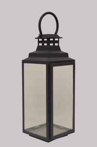 Lanternes décoratives de style européen, lanternes en métal de plancher en verre d'extérieur, modèle de décoration de jardin, porte-bougie ornements - Product Image 4