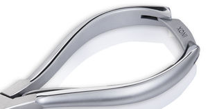 Nghia OMI Professional Grade Stainless Steel Nail Nippers NB-103 High Quality Manicure & <b>Pedicure</b> <b>Tool</b> Set Grey Plated Packaging - Product Image 4