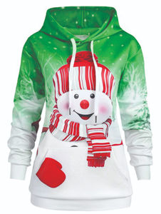 Sweat à capuche pour homme à manches longues, imprimé numérique, respirant, en polyester, thème de Noël, taille plus, mode d'hiver pour les fêtes - Product Image 4