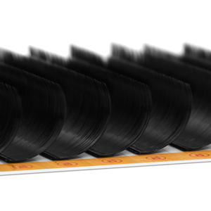 Extensions de cils individuelles faciles à poser, effet éventail en 1 seconde, extensions de cils en vison doux et moelleux, vente en gros OEM ODM - Product Image 1