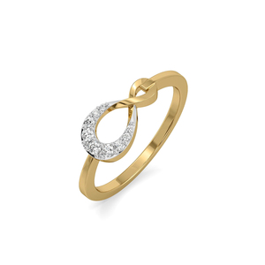 18K Gold Plated Infinity Knot <b>Ring</b> for Women Minimalist CZ Diamond <b>Adjustable</b> <b>Ring</b> Trendy Promise Engagement Jewelry Gift - Product Image 1
