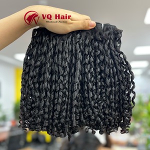 Pixie Curly Remy Extensions de cheveux Cheveux vietnamiens crus de haute qualité Bon pour les coiffeurs - Product Image 1