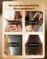 GATASE Marque Privée Huile d'Argan Naturelle Biologique pour Cheveux Huile de Kératine Protection Thermique Sans Sulfate Après-Shampoing Tout Type de Cheveux Spray