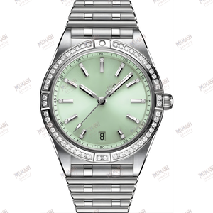 Reloj de Diamantes Moissanite Premium que Muestra un Brillo Superior, una Artesanía Elegante y un Aspecto de Lujo Completamente Engastado - Product Image 1