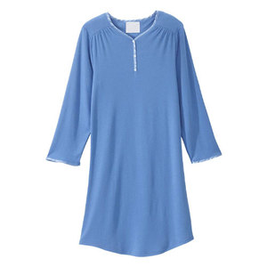 Robe adaptative ajustable avec boutons-pression sur les côtés et les épaules, chemise adaptative pour la physiothérapie, l'hôpital et les soins aux personnes âgées - Product Image 1