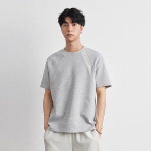 2025 <b>Summer</b> New <b>Men's</b> Color-contrast Stitching Loose Short-sleeved <b>T</b>-<b>shirt</b> Fashion Sports <b>Men's</b> Half-sleeved <b>T</b>-<b>shirt</b> Top - Product Image 1