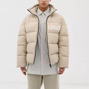 Chaqueta de Invierno Personalizada para Hombre, con Capucha, Impermeable, Cortavientos, Acolchada, con Estampado, Tallas Grandes, en Nailon/Poliéster - Product Image 1