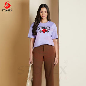 Vente en gros de vêtements de sport respirants pour le yoga, le fitness et le sport vêtements pour femmes t-shirt à manches courtes pour femmes - Product Image 2