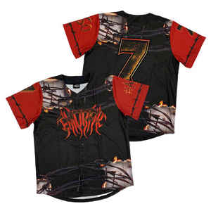 Uniformes de béisbol de moda al por mayor de alta calidad bordado Streetwear béisbol Jersey personalizado Unisex - Product Image 1