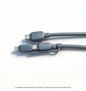 Câble de charge rapide en silicone Type-C 2 en 1, transfert de données 5A, sûr et de qualité supérieure pour iOS, ordinateur, Android - Product Image 2