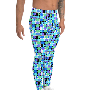 Hot Selling Breathable Elastic Waist Leggings for Men-Spandex/Polyester Fitness Compression Sportswear - Product Image 5