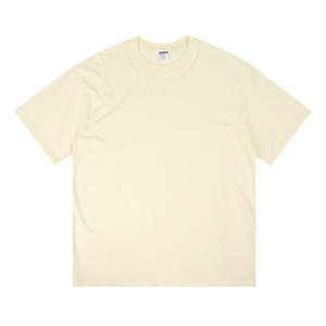 T-shirts tricotés à manches courtes en coton pour hommes T-shirt en coton pur personnalisé OEM Chemise d'été décontractée douce et confortable - Product Image 4