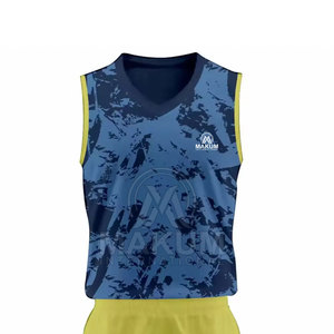 ชุดวอลเลย์บอลคุณภาพสูงสำหรับผู้ชาย เสื้อเจอร์ซีย์น้ำหนักเบาและกางเกงขาสั้นสำหรับการแข่งขัน - Product Image 4