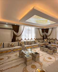 Sièges au sol orientaux, canapé ethnique, canapé Majlis arabe, canapé de style ottoman, ensemble Jalsa arabe, sièges au sol orientaux de luxe - Product Image 2