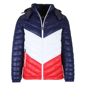 New Trend Winter Breathable Plus Size Men's Custom Puffer Jacket <b>Quilted</b> Padded Hooded Reversible Eco-Friendly Windproof - Product Image 1