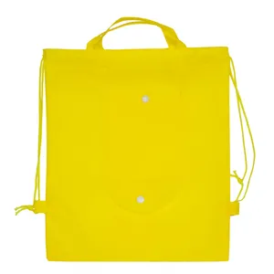 Sac à dos pliable personnalisé Roseau, sacs de sport promotionnels à cordon avec gadgets personnalisés - Product Image 1