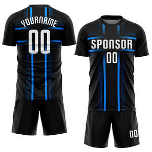 Vêtements de football pour jeunes uniformes de football pour l'équipe Club à séchage rapide hommes sublimation quantité maille personnalisée OEM uniformes de football en gros - Product Image 1