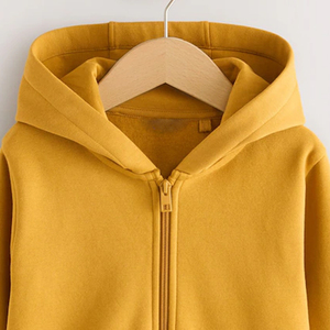 คอลเลคชั่นฤดูหนาวพร้อมกระเป๋าหน้า ดีไซน์สีพื้นคุณภาพสูง พร้อมฮู้ดสวมใส่สบายสำหรับเด็กผู้ชาย ดีไซน์สำหรับใส่ลำลอง - Product Image 2