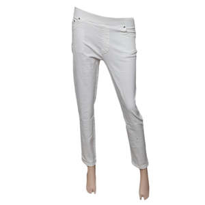 Women's Slim Fit <b>Jeggings</b> Jeans - <b>White</b> - Product Image 3