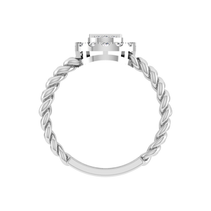 Anillo de Compromiso con Diamante Cultivado en Laboratorio Personalizado 2025, Oro Sólido de 14K, Engaste de Puntas, Joyería Fina de Lujo para Bodas, Aniversarios y Fiestas - Product Image 4