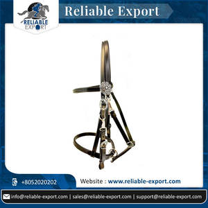 Nouveau design durable de bride de cheval en cuir PVC cousu à la main pour les courses de chevaux - Product Image 2