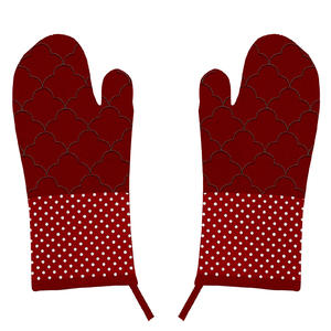 Guantes de horno 100% algodón, suaves, sostenibles, reutilizables, ecológicos, estampados, de alta calidad. - Product Image 5