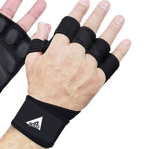 Meilleure vente Gants d'haltérophilie unisexes en cuir Gants d'entraînement respirants avec logo personnalisé pour la salle de sport Taille homme - Product Image 3