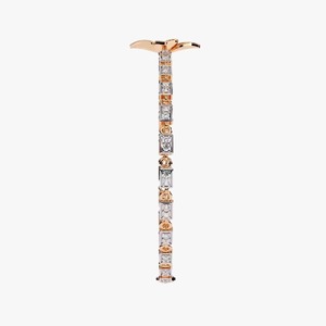 Bracelet en diamant de moissanite florale pour femme en argent 10K/14K avec motif de fleur délicate en or rose/jaune/blanc - Product Image 5
