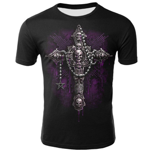 T-shirt Homme Séchage Rapide Respirant Anti-Plis Faible MOQ Impression Numérique Manches Courtes Motif Uni Conception Personnalisée Polyester/Coton - Product Image 2