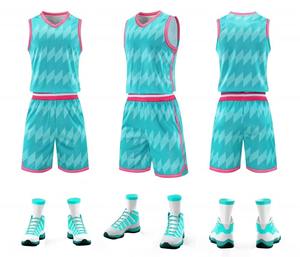 Ventes chaudes, uniformes de basket-ball personnalisés, respirants, bleu noir, polyester, vêtements de sport, tailles XS à 5XL, impression par sublimation - Product Image 4