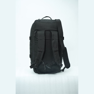 Sac de sport en nylon noir tactique Sangles rembourrées Résistant à la déchirure Confort d'abord! Fermeture à glissière Travel Gym Business Escapes - Product Image 5