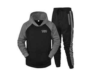 Trajes de jogging de alta calidad hechos a medida con diseño de contraste de color Logotipo privado Precios baratos de fábrica - Product Image 2