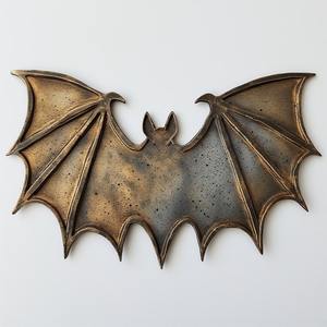 Elegante adorno de cara de calabaza de hoja de hierro, superficie de pátina pulida a mano, creando un festivo rústico de Halloween brillante - Product Image 3