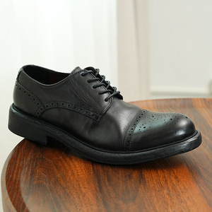 รองเท้าหนังแท้คุณภาพสูงสำหรับผู้ชาย รองเท้าธุรกิจ รองเท้าออกซ์ฟอร์ด รองเท้าลำลอง รองเท้าทางการ - Product Image 5