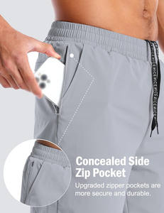 Custom Athletic Mesh <b>Shorts</b> <b>with</b> Compression Liner <b>Phone</b> <b>Pocket</b> Sporty Style for Workout Sports Fitness Gym Running Jogging - Product Image 2