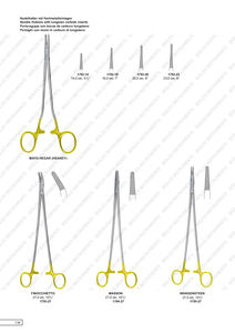 Porte-aiguille RYDER VASCULAIRE en acier inoxydable de haute qualité pour aider les chirurgiens à guider et à insérer les pinces à aiguilles de suture - Product Image 2