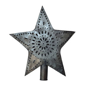 Jewel Flower Tree Topper - Gold Glitter Sparkling Star Flower Topper with <b>Sparkly</b> Gem <b>Christmas</b> Tree <b>Top</b> Ornament - Product Image 4