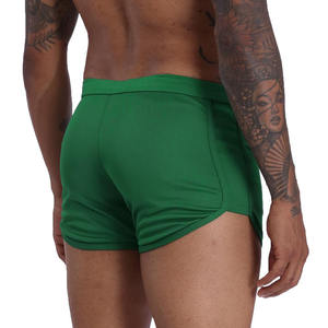 Alta calidad personalizado gimnasio Super suave transpirable Joggers malla pantalones cortos Casual liso Fitness pantalones cortos entrenamiento verano algodón pantalones cortos - Product Image 5