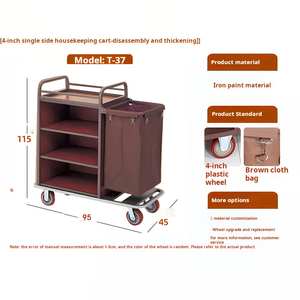 Hotel Trolley Housekeeping Hausmeister bedarf Cart Hotelzimmer Service Maid Cart Ausrüstung Lager wagen Maid Service Trolley - Product Image 4