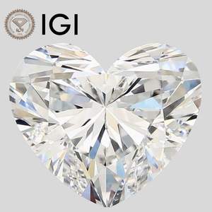 Vvs2 Vvs1เพชร1CT หัวใจห้องแล็บ Vs2หัวใจ Vs1ตัดรูปหัวใจ - Product Image 1