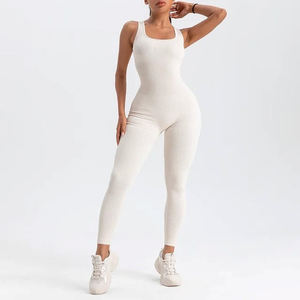 Mono Deportivo de Yoga sin Mangas de Alta Calidad, Personalizado, Elástico, para Entrenamiento en el Gimnasio, para Mujer - Product Image 3