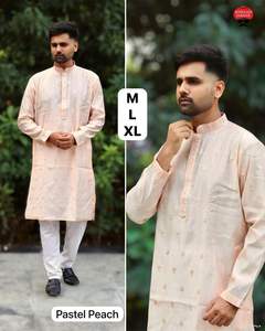 Festival Wear Premium Silk con bordado Kurta Pijama Fabricante y proveedor de la India a la tarifa más baja - Product Image 4